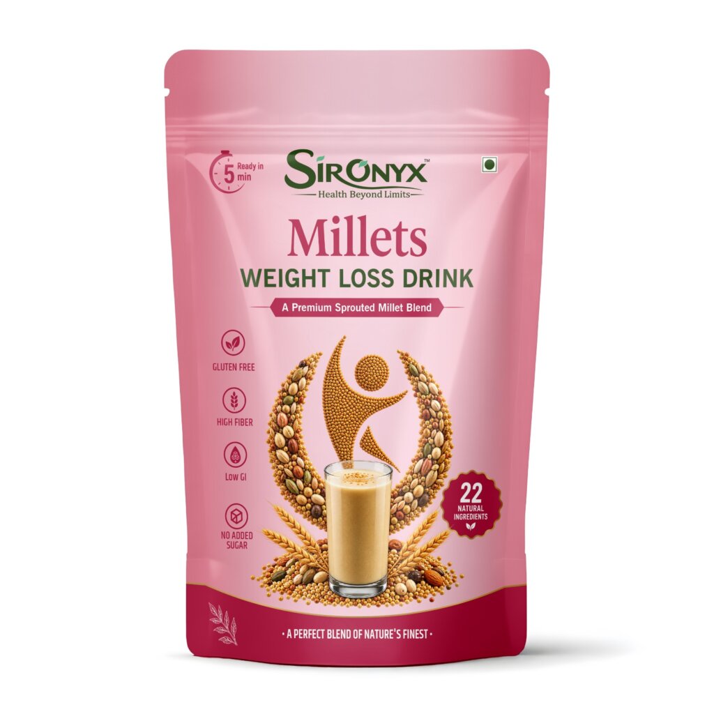 Millets Weight Loss Drink – Premium Sprouted Millet Blend | 22 Natural Ingredients | 400g